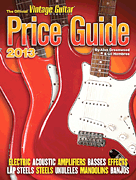 The Official Vintage Guitar Magazine Price Guide 2013 book cover